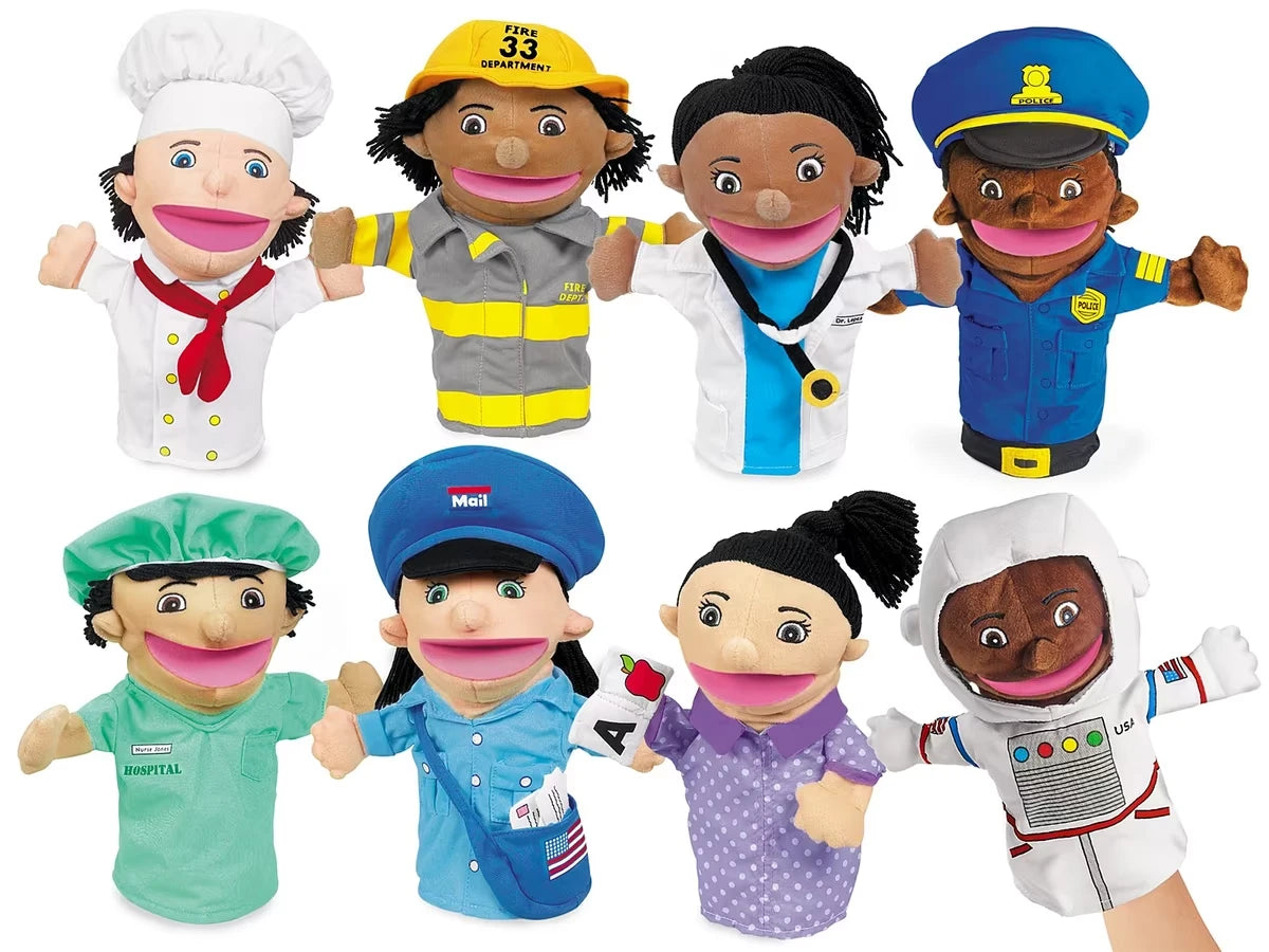 Let’s Talk! Community Helper Puppets - Complete Set - US 4427