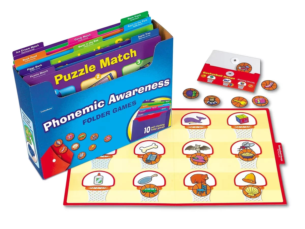 Phonemic Awareness Folder Game Library - Pre K-K - US 1121