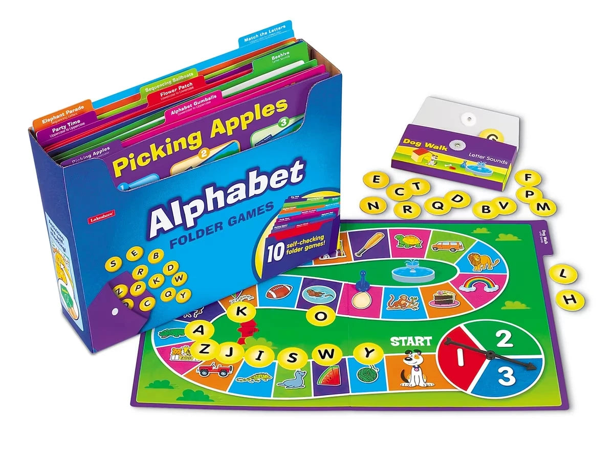 Alphabet Folder Game Library - Pre K-K - US 5985