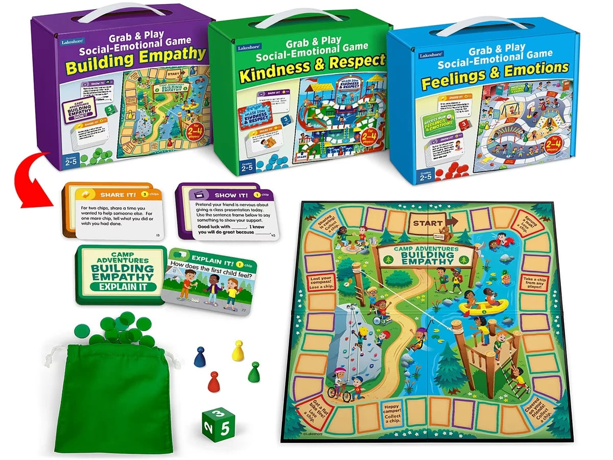 Grab & Play Social-Emotional Games - Complete Set - US 6047