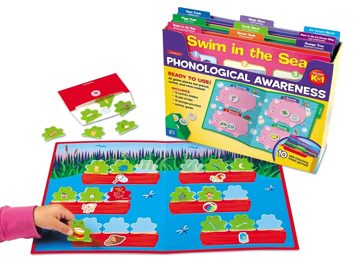 Phonological Awareness Folder Game Library - K-Gr. 1 - US 7676