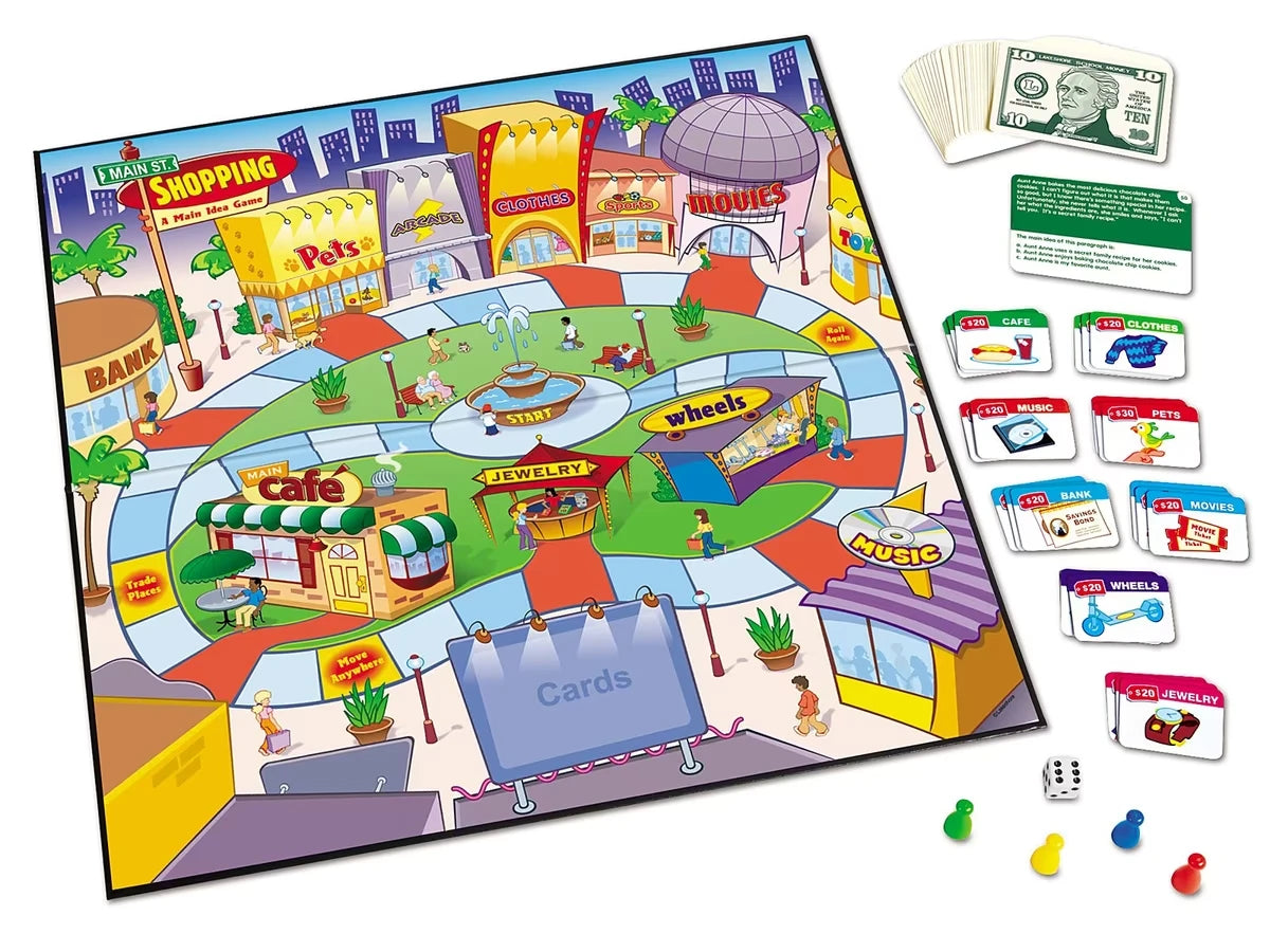 Main Street Shopping: Main Idea Game - US 4641