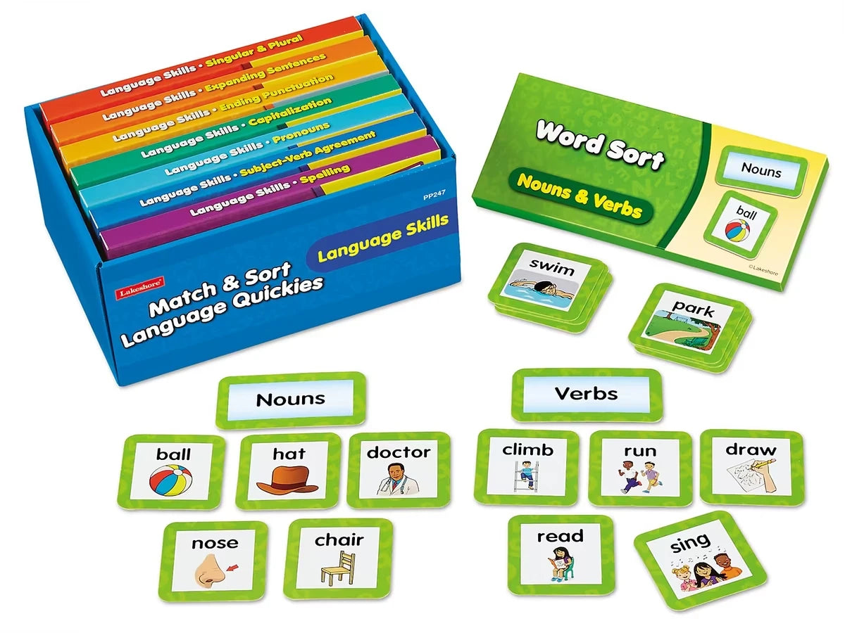 Match & Sort Language Skills Quickies - K-Gr. 1 - US 6715