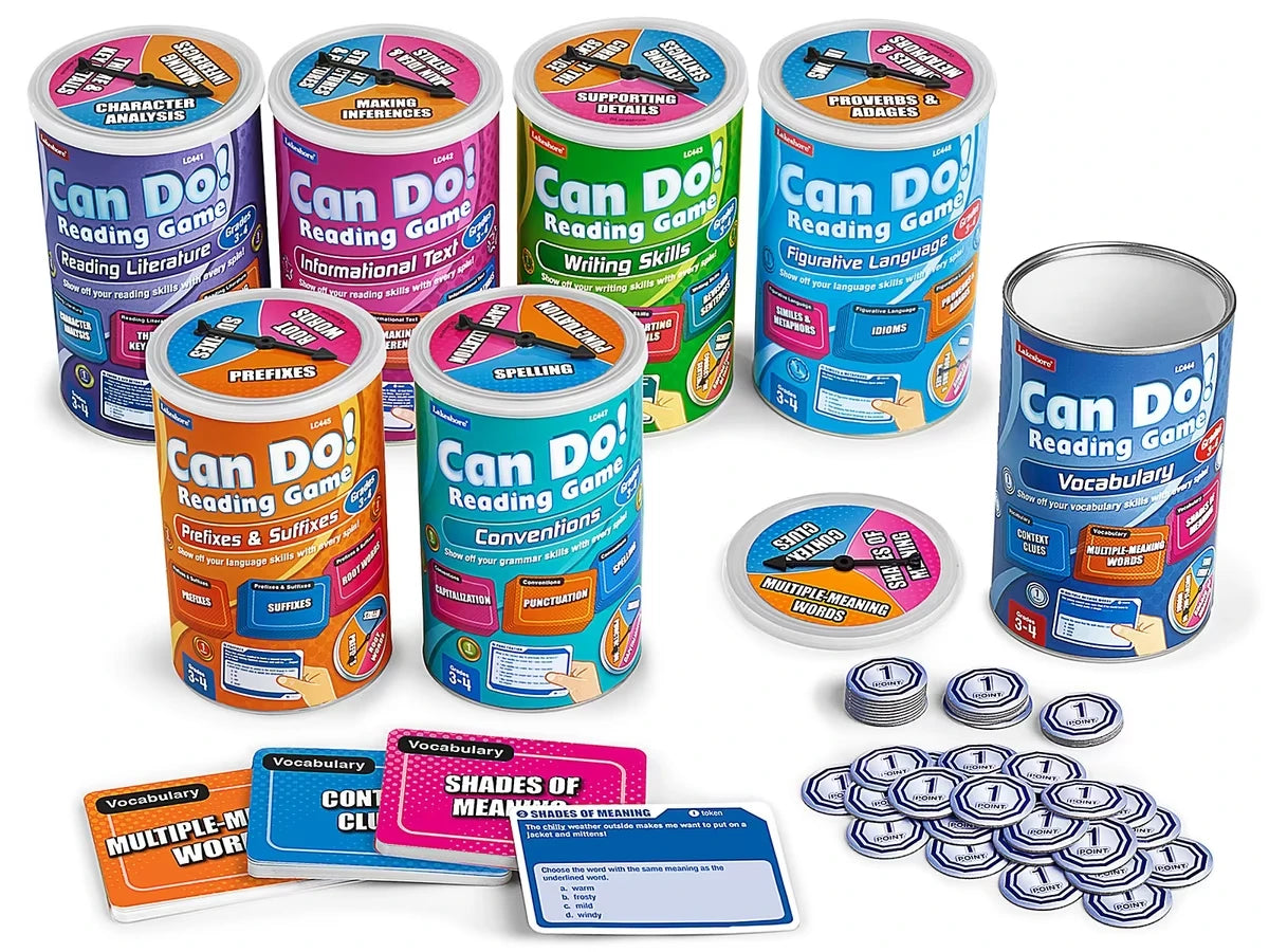 Can Do! Reading Games - Complete Set - US 4486