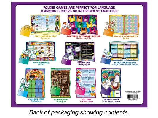 Vocabulary Folder Game Library - Gr. 4-5 - US 1632