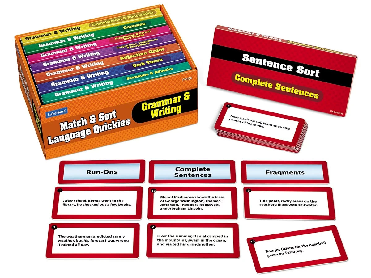 Match & Sort Grammar & Writing Quickies - Gr. 4-5 - US 2192