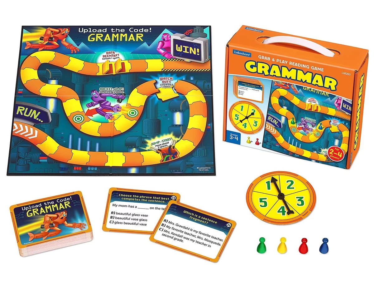 Grammar Grab & Play Game - Gr. 3-4 - US 5204