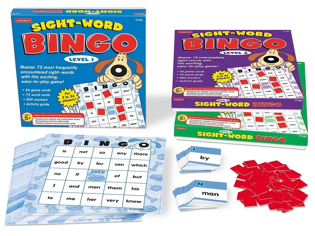 Sight-Word Bingo Library - US 2748