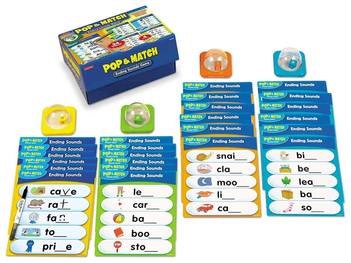 Pop & Match Ending Sounds Game Box - US 1936