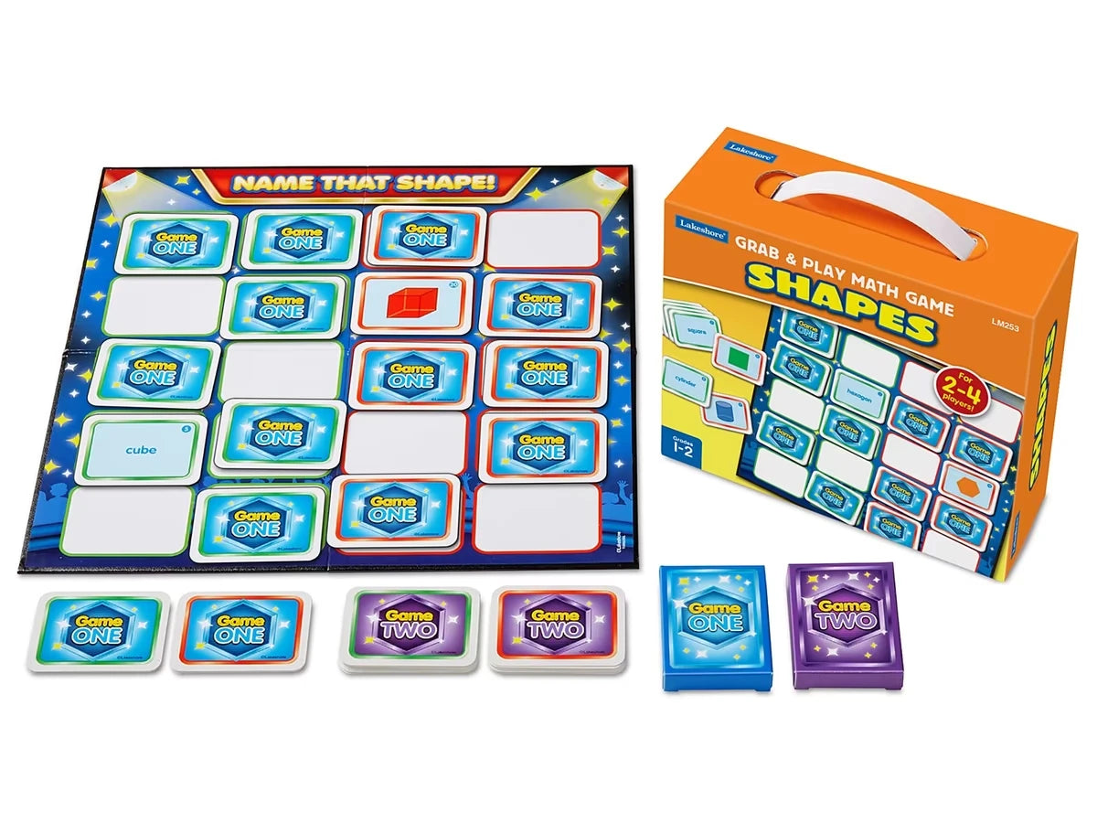 Shapes Grab & Play Game - Gr. 1-2 - US 1358