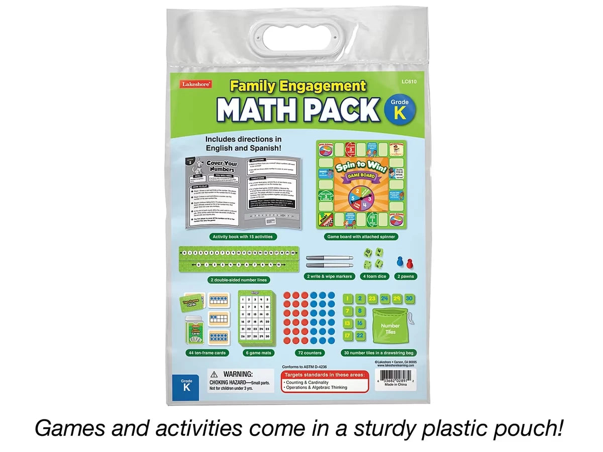 Family Engagement Math Pack - Kindergarten - US 7344