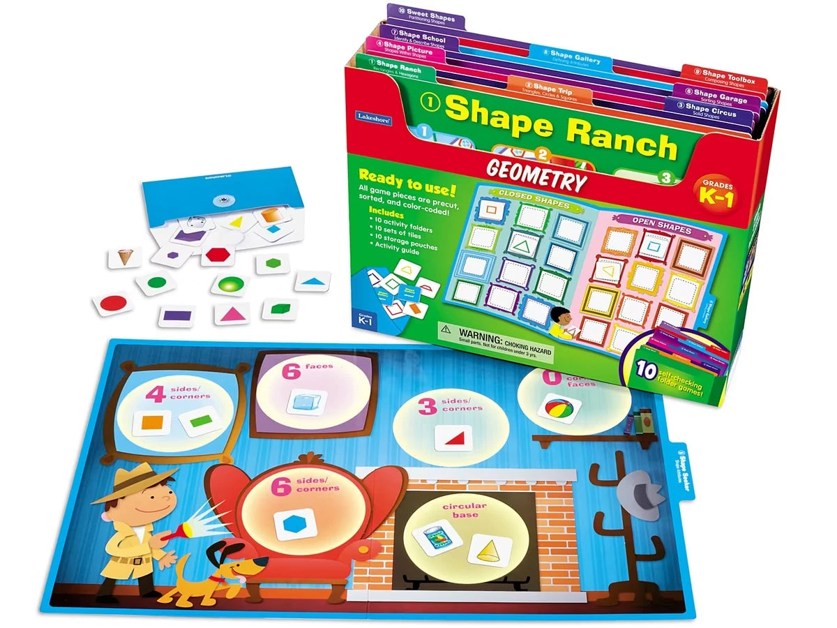 Geometry Folder Game Library - K-Gr. 1 - US 2898