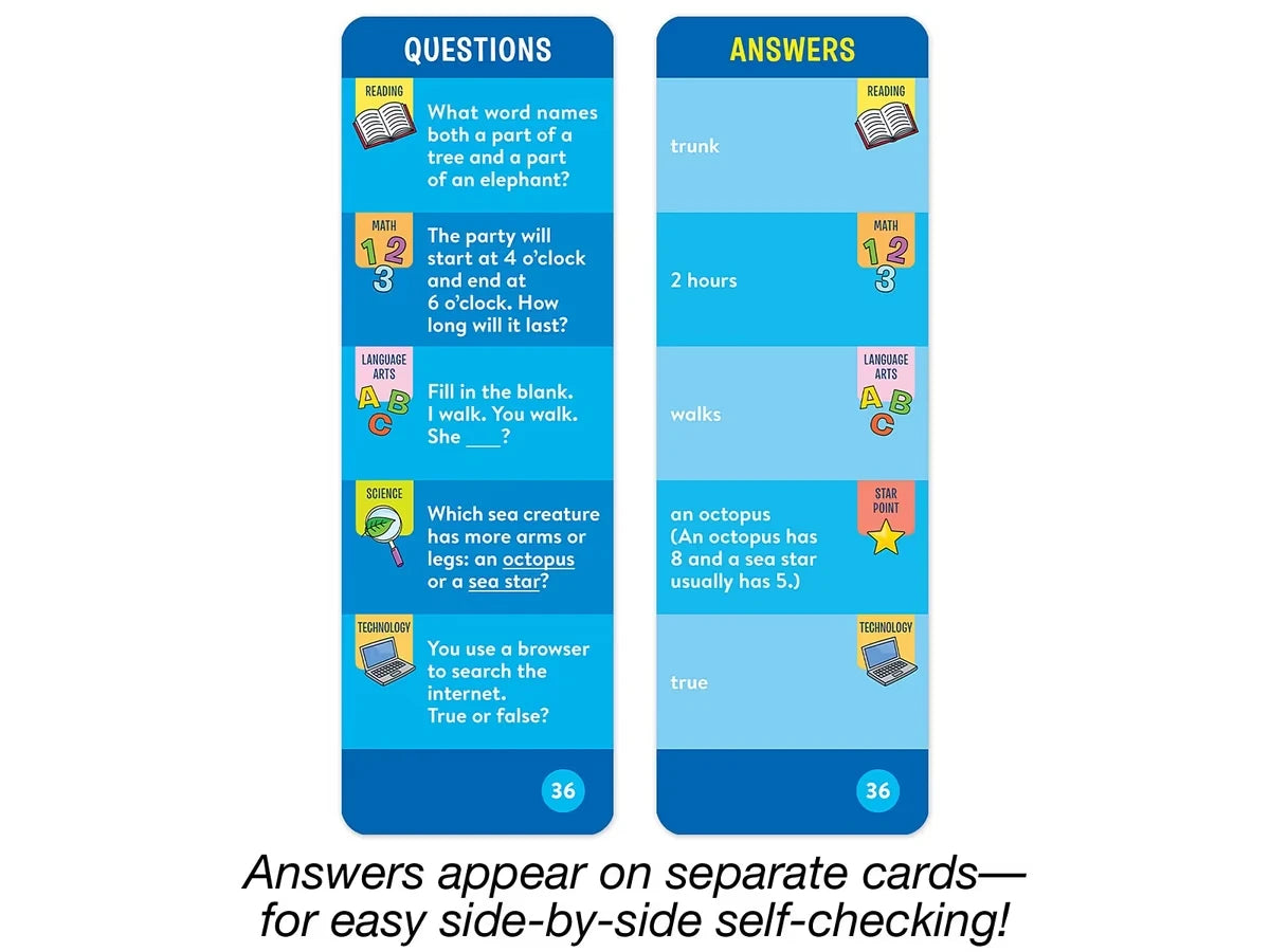 Brain Quest Challenge Cards - Gr. 1 - US 6218