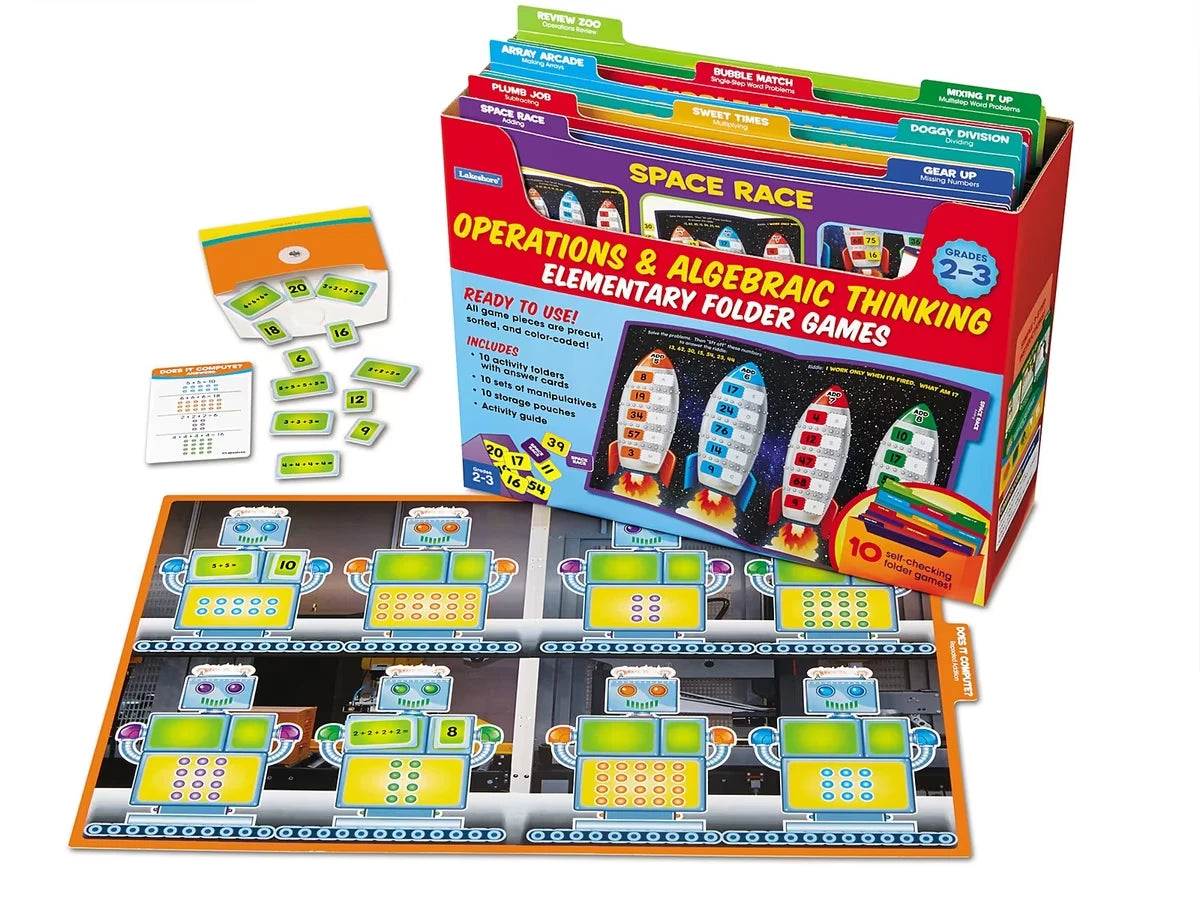 Operations & Algebraic Thinking Folder Game Library - Gr. 2-3 - US 3247