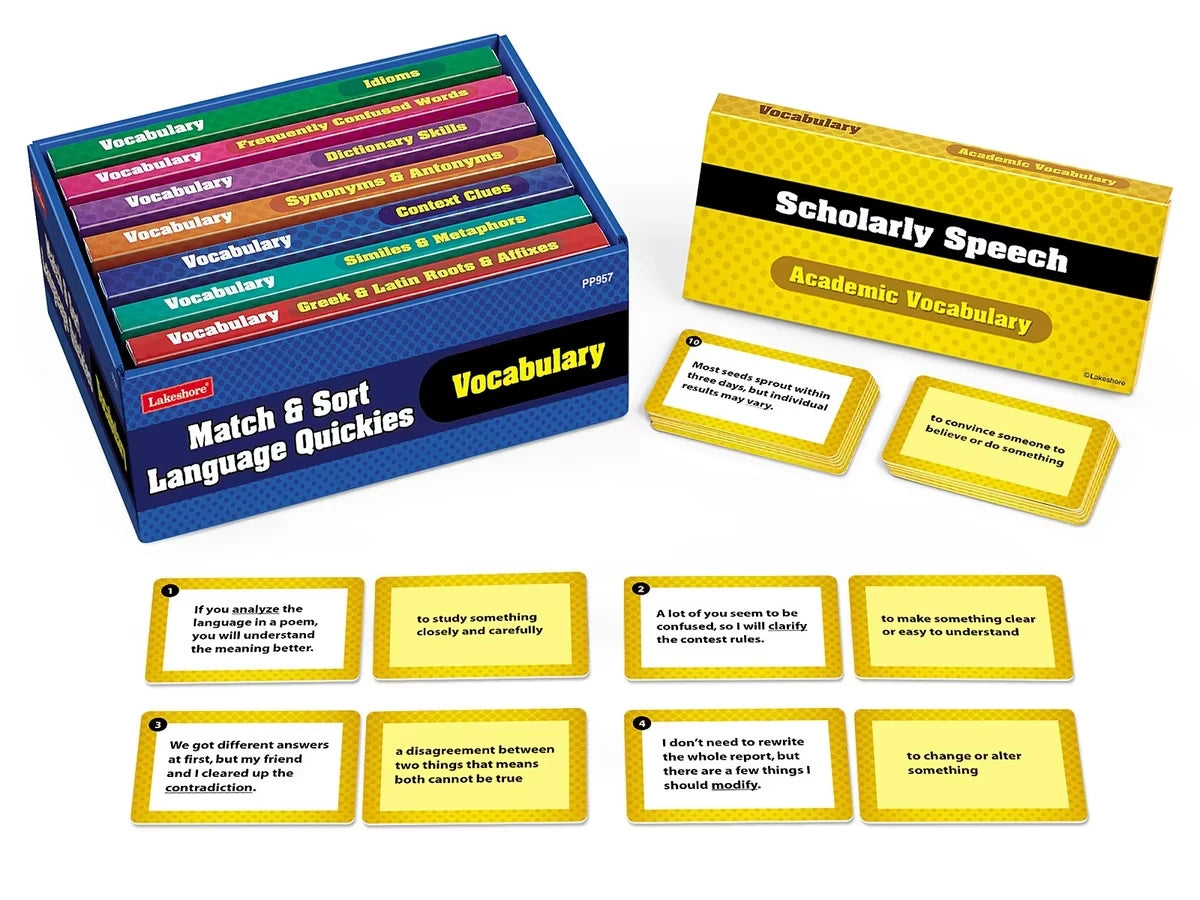 Match & Sort Vocabulary Quickies - Gr. 4-5 - US 5617