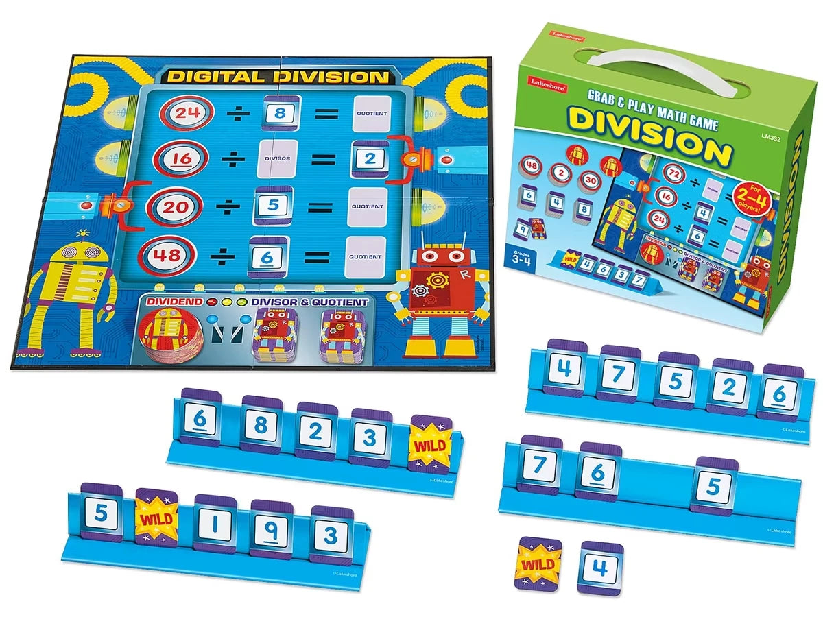 Division Grab & Play Game - Gr. 3-4 - US 7941