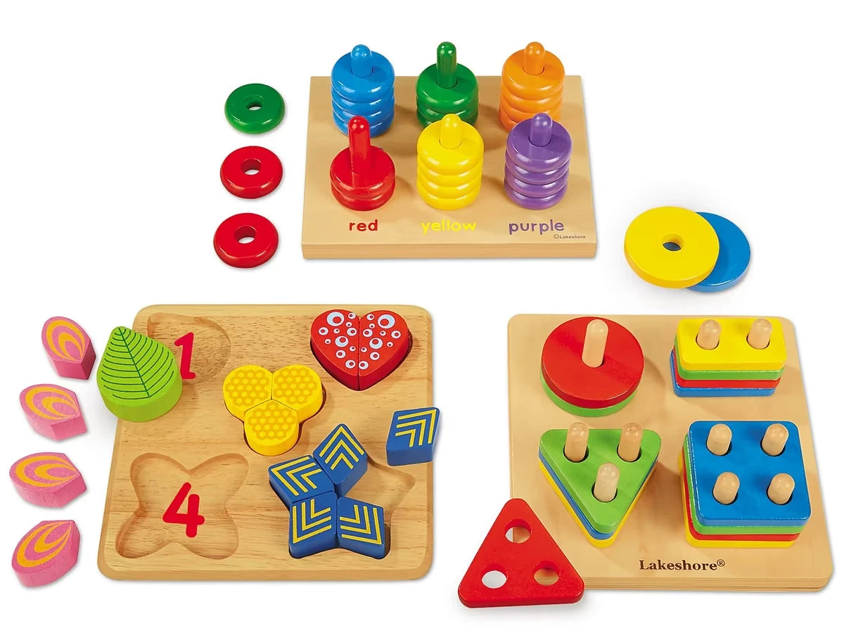 Classic Hardwood Activity Boards - Complete Set - US 7834