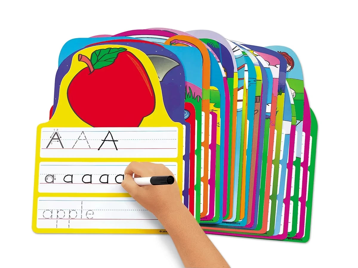 Write & Wipe Alphabet Practice Cards - US 9692