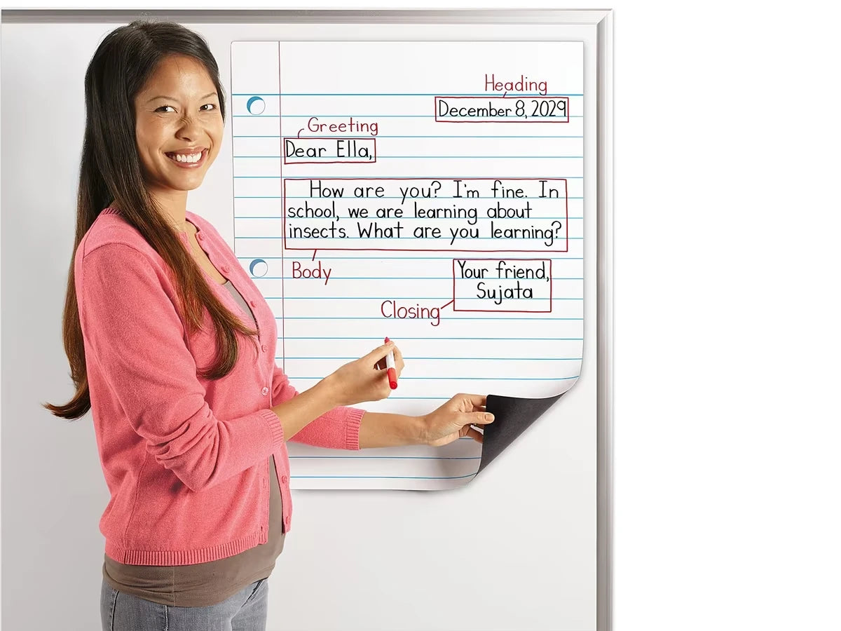 Giant Magnetic Lined Page - US 7418