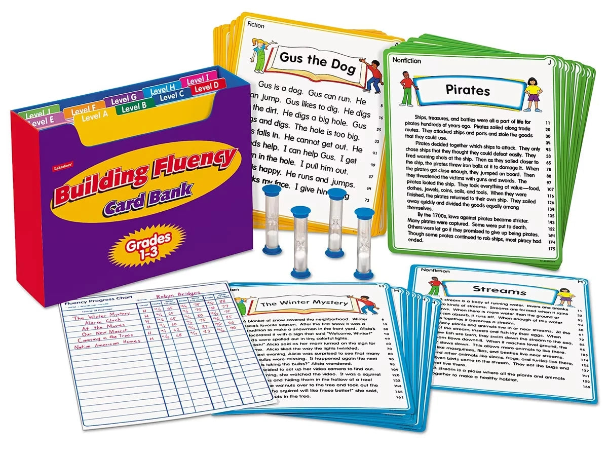 Building Fluency Card Bank - Gr. 1-3 - US 3203