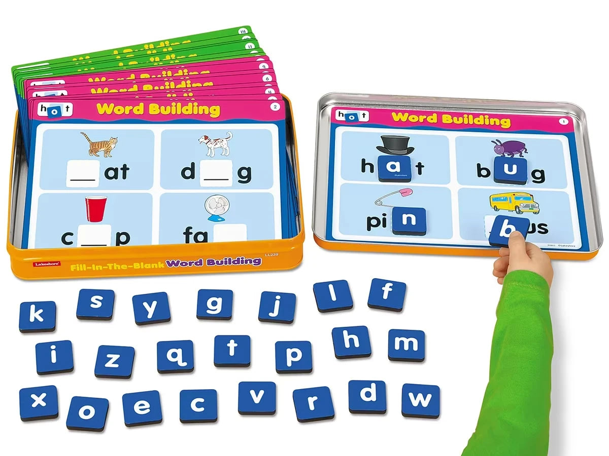 Word Building Magnetic Activity Tin - US 3684