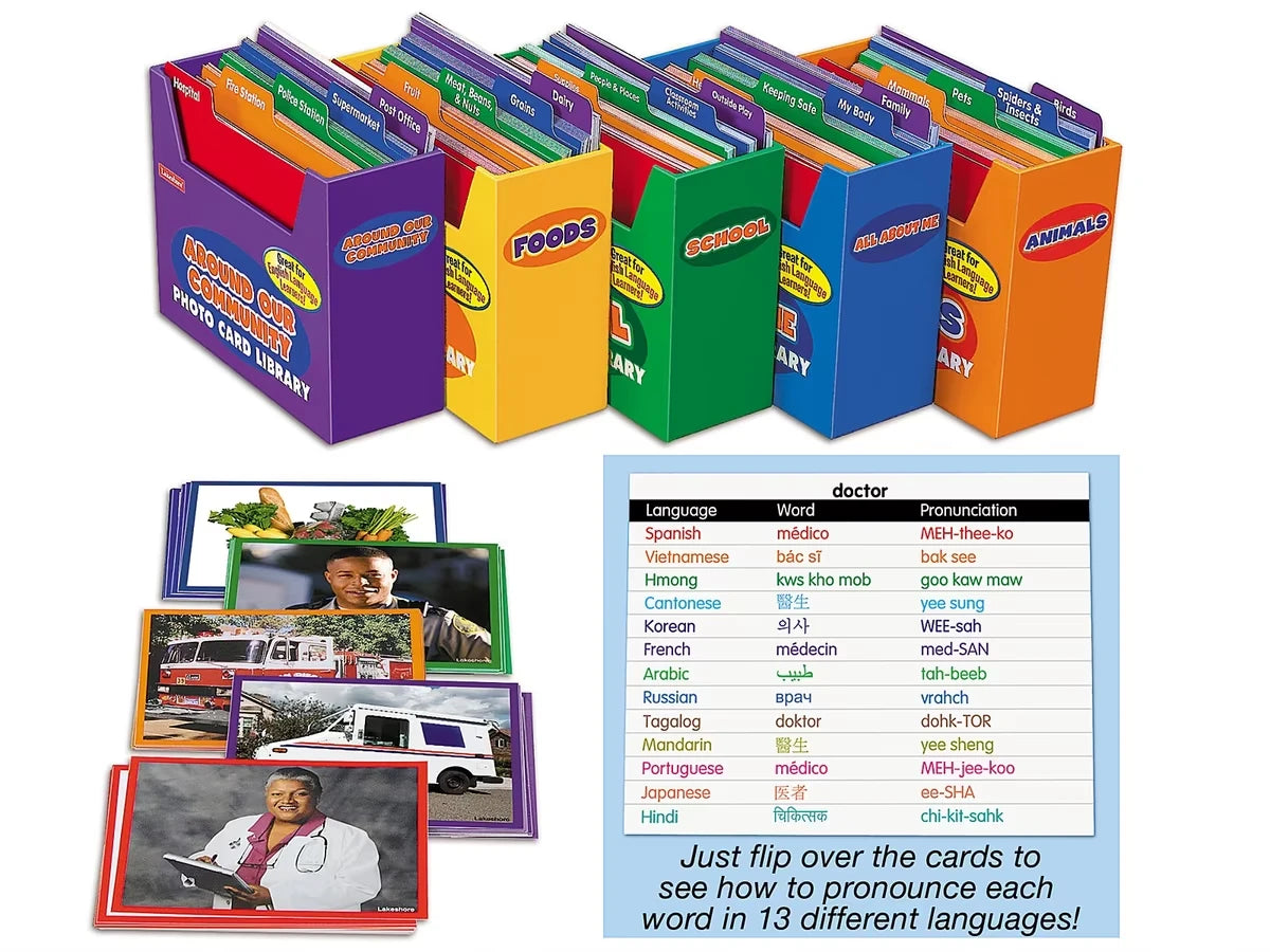 Vocabulary Development Photo Card Libraries - Complete Set - US 1933