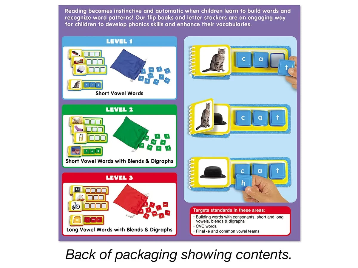 Stack & Build Phonics Flip Books - US 3384
