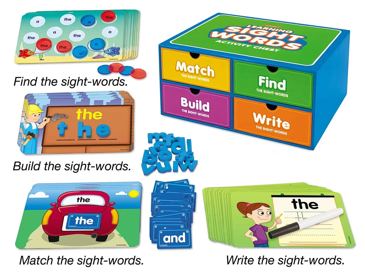Learning Sight-Words Activity Chest - US 8566