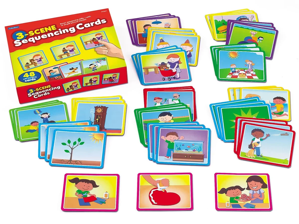 3-Scene Sequencing Cards - US 7258