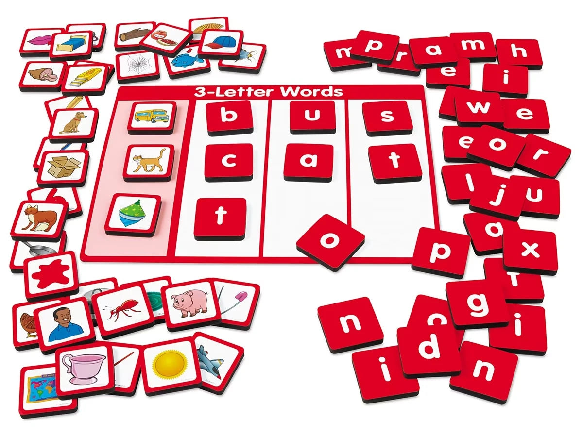 Build-A-Word! Magnet Board - 3-Letter Words - US 3118