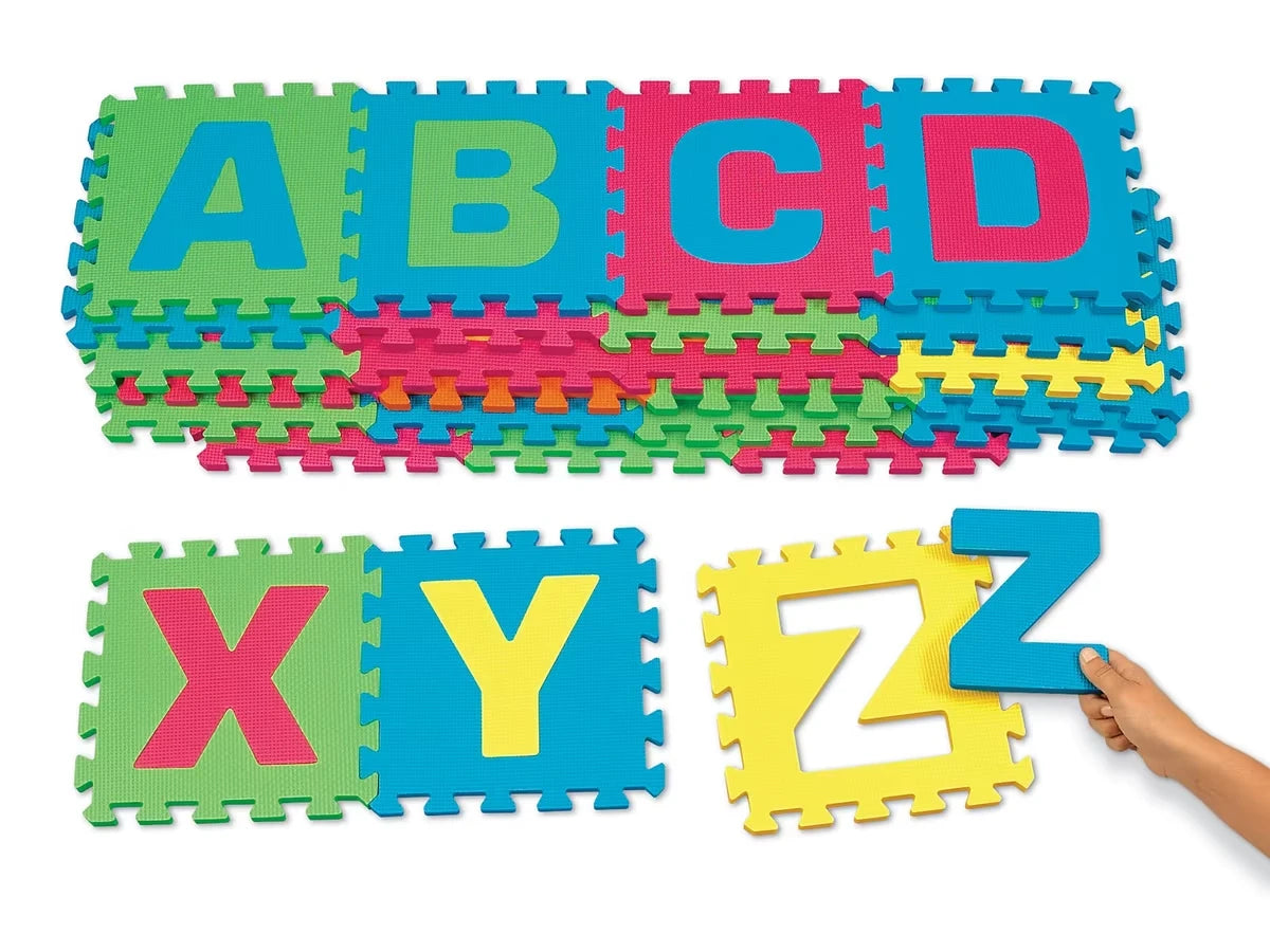 Heavy-Duty Alphabet Puzzle Mats - US 8470