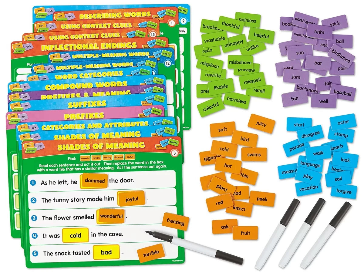 Teaching Vocabulary Skills Activity Center - US 5077
