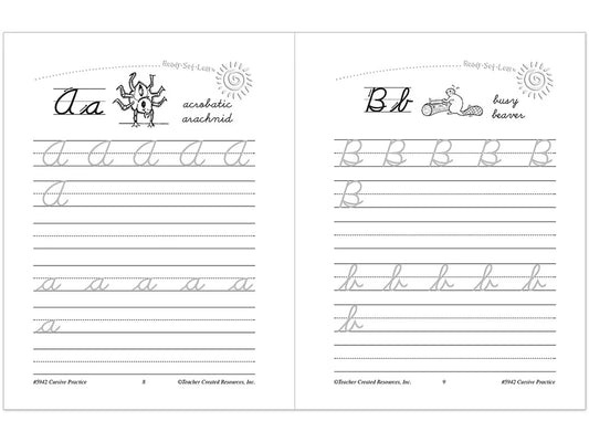 Cursive Writing Practice Workbook - US 9324