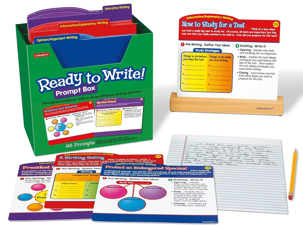 Ready to Write! Prompt Box - Gr. 4-5 - US 3780