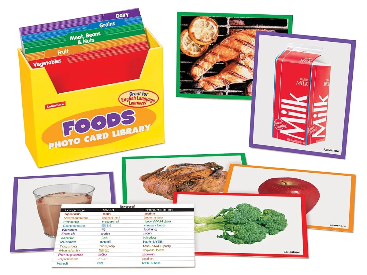 Foods Vocabulary Development Photo Card Library - US 8688