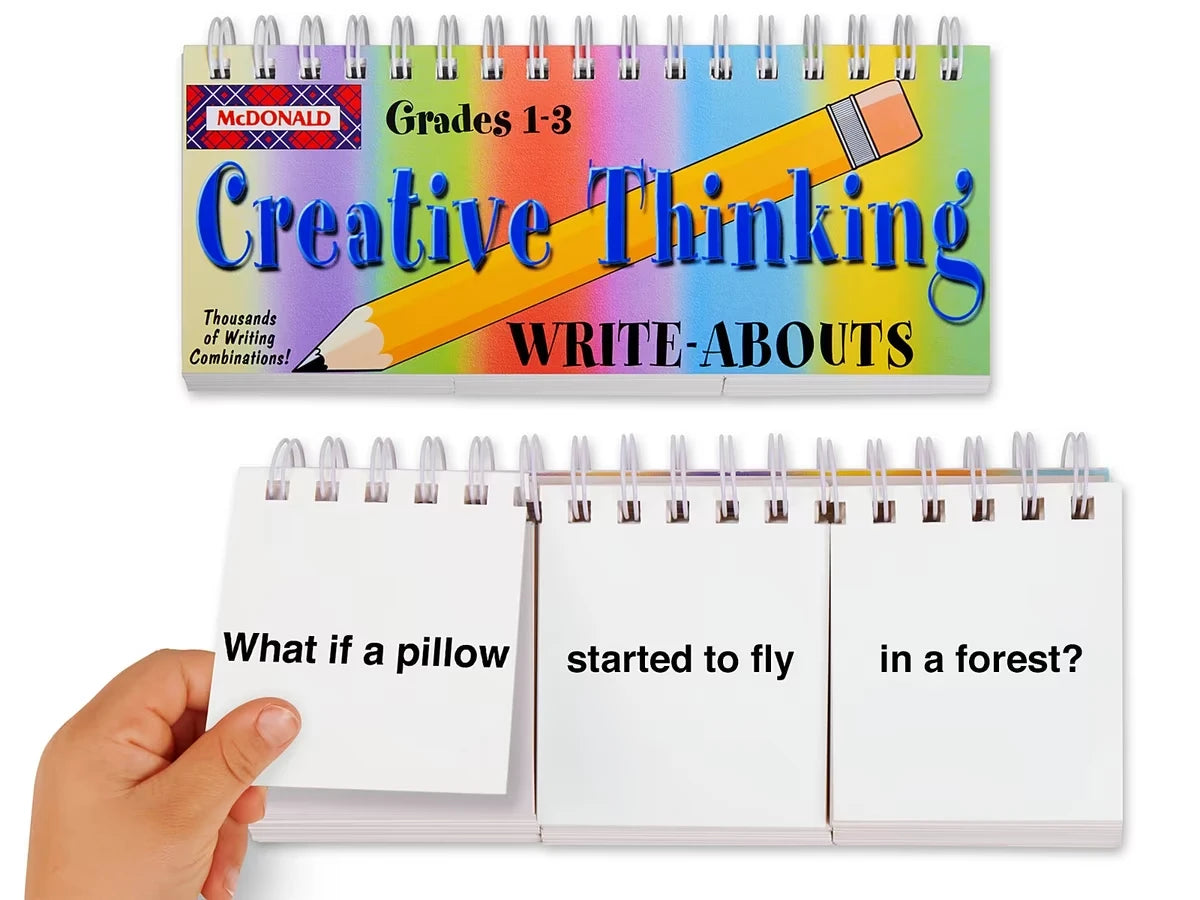 Let’s Get Writing! Creative Thinking Flip Book - Gr. 1-3 - US 8639
