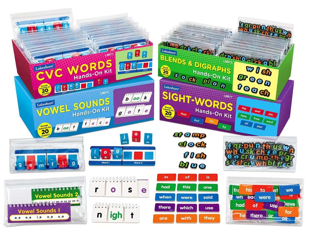Hands-On Reading Skills Teaching Kits - Complete Set - US 7211