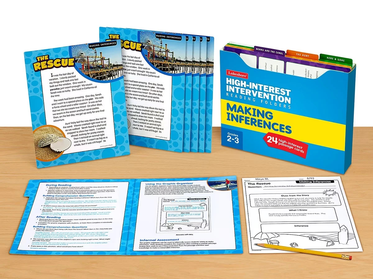 Making Inferences High-Interest Intervention Reading Folders - Gr. 2-3 - US 3450