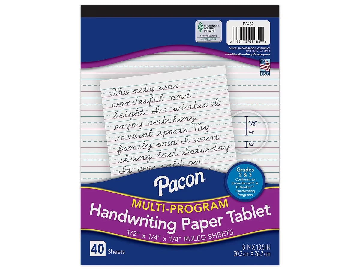 Handwriting Tablet - Gr. 2-3 - US 1731