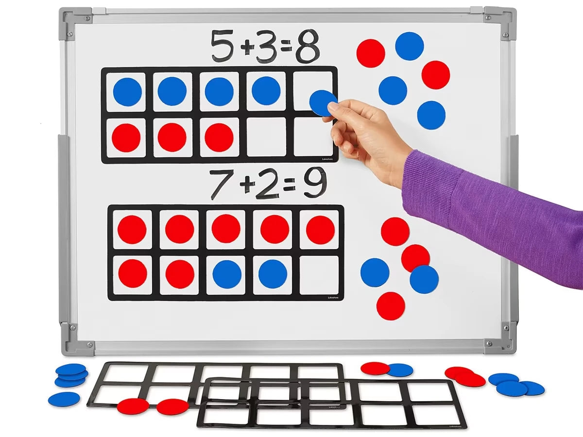 Jumbo Magnetic Ten-Frames - Set of 4 - US 5066