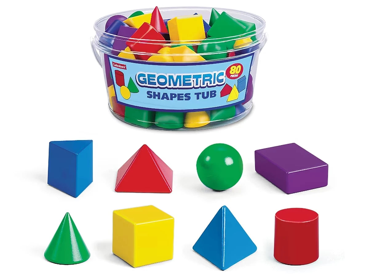 3-D Geometric Shapes Tub - US 3969