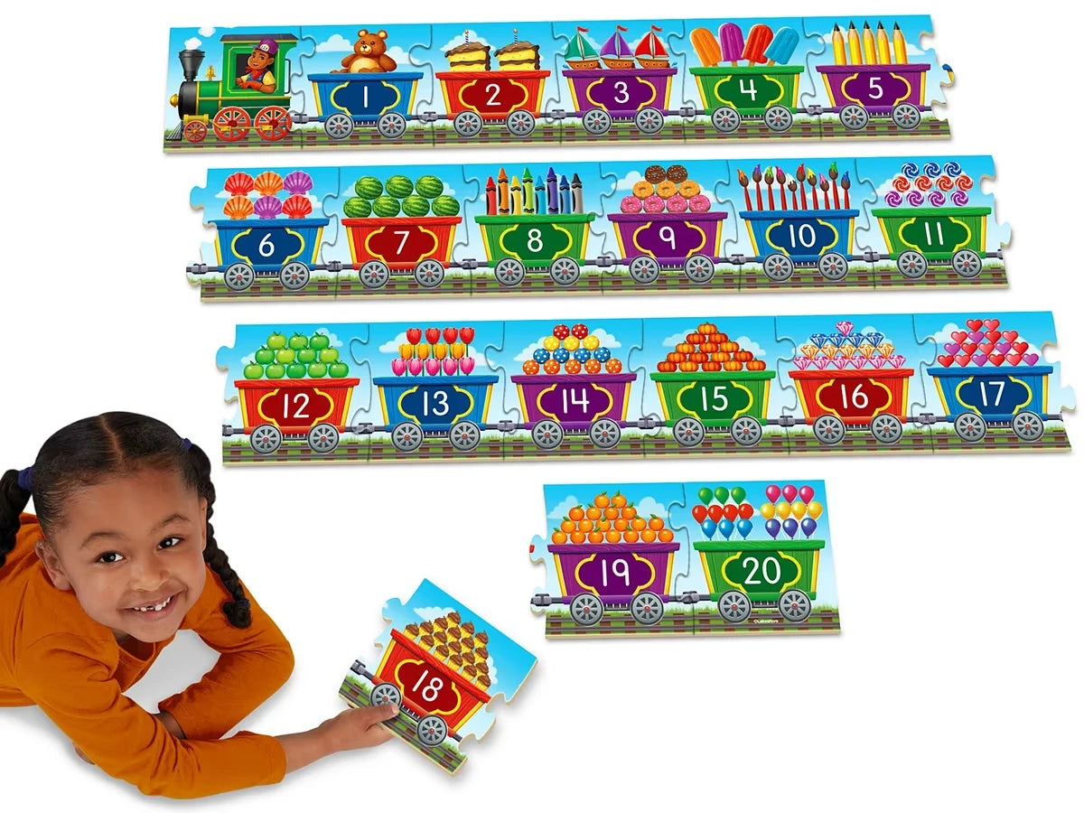 Number Train Floor Puzzle - US 3176