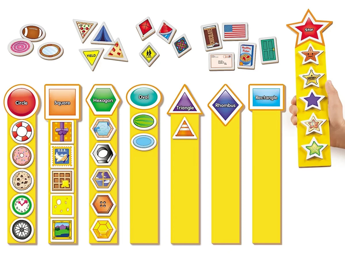 Magnetic Shape Sorting Rods - US 2337