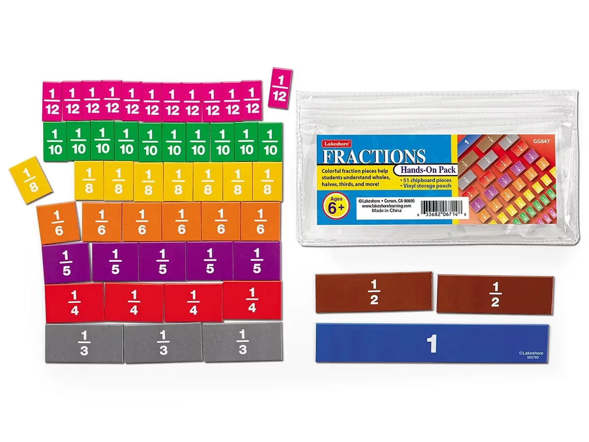 Fractions Hands-On Student Pack - US 8065