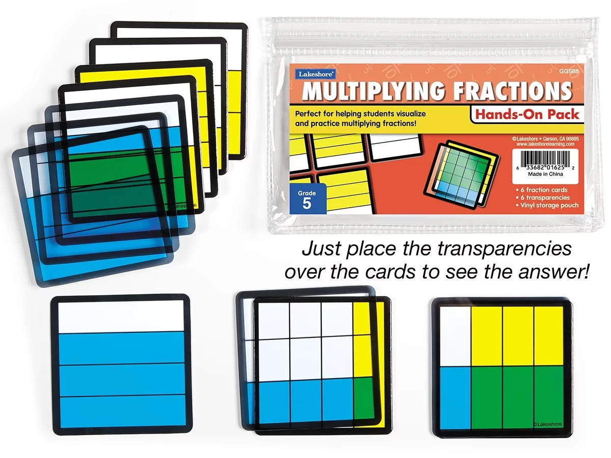 Multiplying Fractions Hands-On Student Pack - US 6703