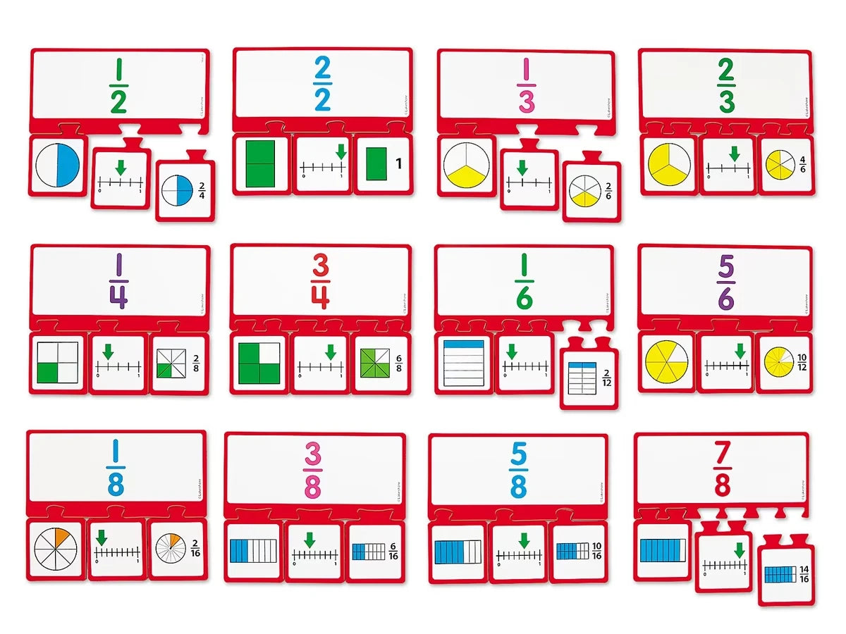 Fractions Equivalency Puzzles - US 8197