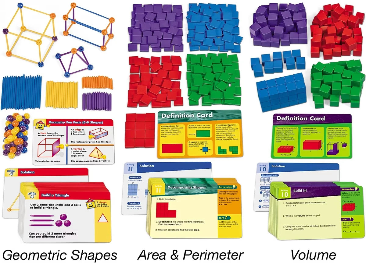 Build & Learn Geometry Kits - Complete Set - US 2221