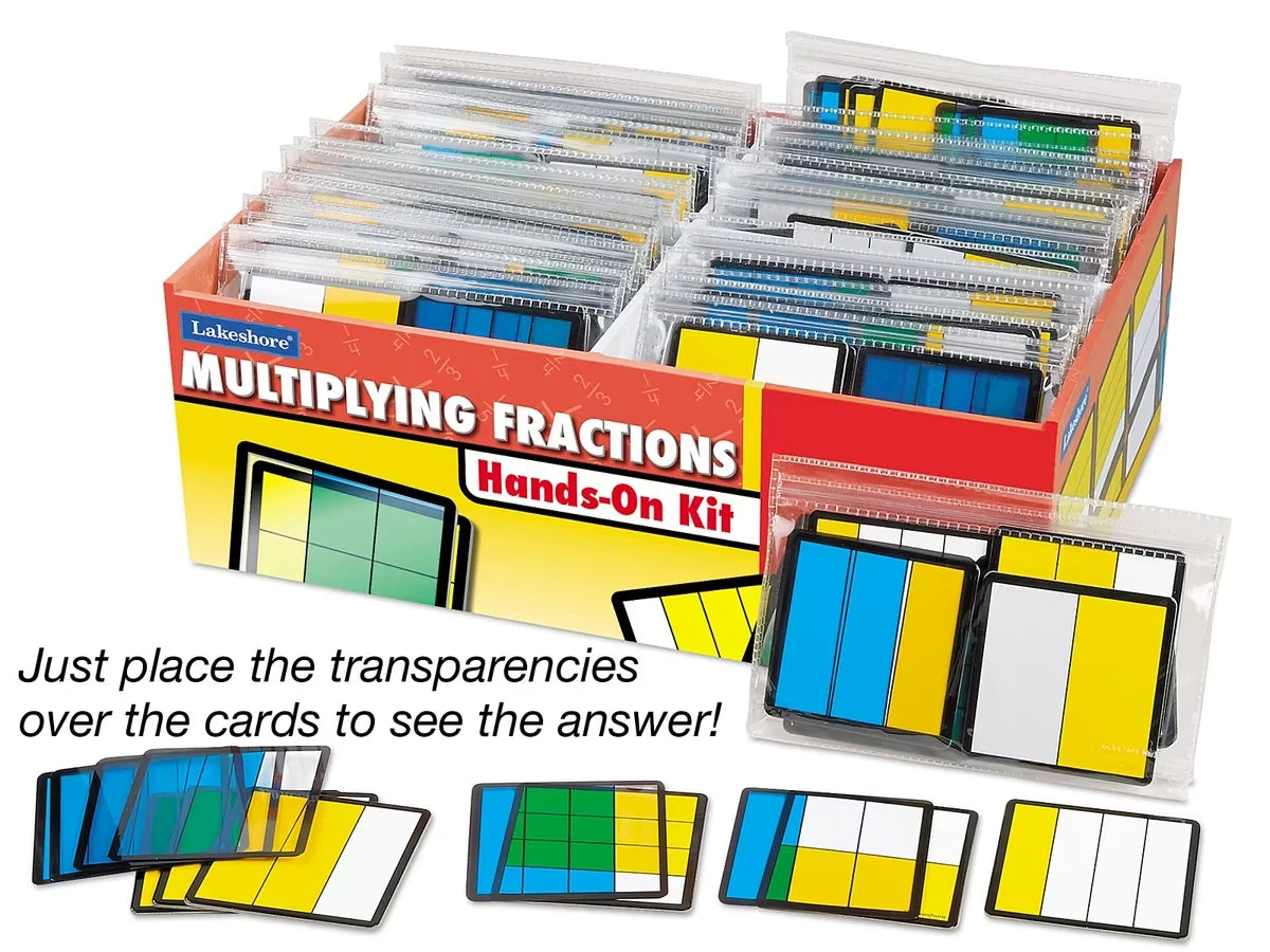 Multiplying Fractions Hands-On Teaching Kit - US 3583