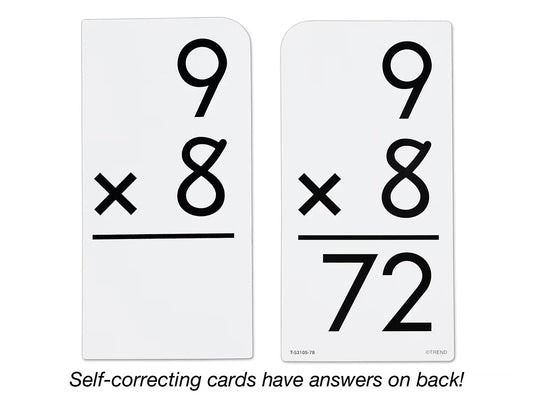 Multiplication 0-12 Flash Cards- 91 Cards - US 1691