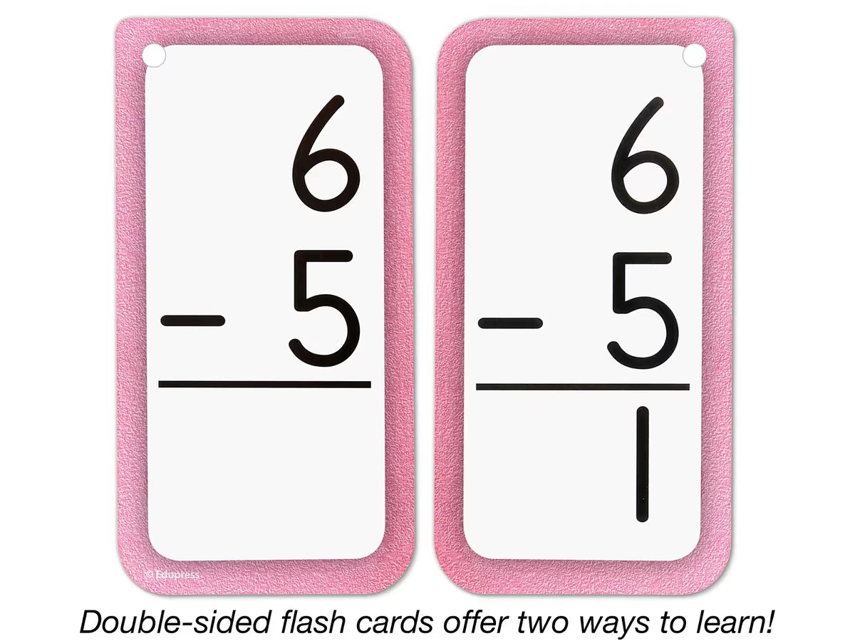 Subtraction All Facts 0-12 Flash Cards - US 9141